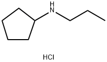 N-CYCLOPENTYL-N-PROPYLAMINE HYDROCHLORIDE Struktur