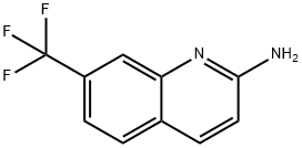 7-(TRIFLUOROMETHYL)QUINOLIN-2-AMINE Struktur