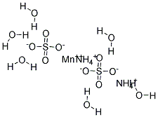 Ammonium manganese sulfate hexahydrate Struktur