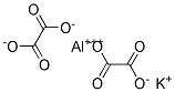 Aluminum potassium oxalate Struktur