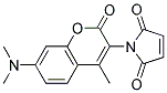 N-(7-Dimethylamino-4-methyl-3-coumarinyl)maleinimide Struktur