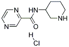 Pyrazine-2-carboxylic acid piperidin-3-ylamide hydrochloride Struktur