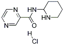 Pyrazine-2-carboxylic acid piperidin-2-ylamide hydrochloride Struktur