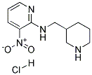 (3-Nitropyridin-2-yl)piperidin-3-ylmethyl-amine hydrochloride Struktur