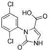 3-(2,5-Dichlorophenyl)-2-Oxo-4-Imidazole-Carboxylic Acid Struktur