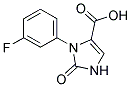 3-(3-Fluorophenyl)-2-Oxo-4-Imidazole-Carboxylic Acid Struktur