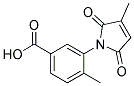 3-(2,5-Dihydro-2,5-dioxo-3-methyl-1H-pyrrol-1-yl)-4-methylbenzoic acid Structure