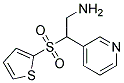 3-[2-Amino-1-(2-thienylsulphonyl)ethyl]pyridine Struktur