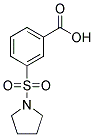 3-(Pyrrolidin-1-ylsulphonyl)benzoic acid Struktur