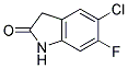 5-chloro-6-fluoroindolin-2-one Struktur