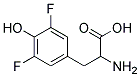 3,5-Difluoro-DL-tyrosine Struktur