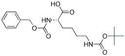 N-Benzyloxycarbonyl-N-e-tert-butoxycarbonyl-L-lysine Struktur