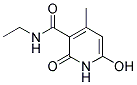 N-Ethyl-3-Carbamoyl-4-Methyl-6-Hydroxypyridone-2 Struktur