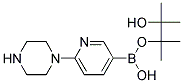 6-(1-Piperazinyl)pyridine-3-boronic acid pinacol ester, 97% Struktur