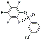 PENTAFLUOROPHENYL 3-CHLORO-BENZENESULFONATE 99% Struktur