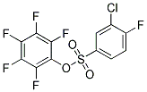 PENTAFLUOROPHENYL 3-CHLORO-4-FLUORO-BENZENESULFONATE 98% Struktur