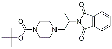 4-[2-(1,3-DIHYDRO-1,3DIOXO-2H-ISOINDOL-YL)PROPYL]-1-PIPERAZINECARBOXYLIC ACID, 1,1-DIMETHYLETHYL ESTER Struktur