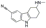 6-METHYLAMINO-6,7,8,9-TETRAHYDRO-5H-CARBAZOLE-3-CARBONITRILE Struktur