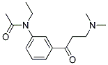 N-[3-(3-DIMETHYLAMINO-PROPIONYL)-PHENYL]-N-ETHYL-ACETAMIDE Struktur