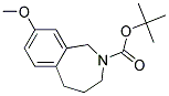 N-BOC 8-METHOXY-2,3,4,5-TETRAHYDRO-1H-BENZO[C]AZEPINE Struktur