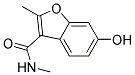 6-HYDROXY-N,2-DIMETHYLBENZOFURAN-3-CARBOXAMIDE Struktur