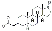 5A-Androstane-17-ONE-3B-Acetate Struktur