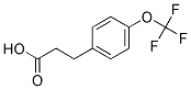 4-(Trifluoromethyoxy)Phenylpropionic Acid Struktur