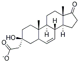 3B-Hydroxy-Androst-(6)-Ene-17-One-3-Acetate Struktur