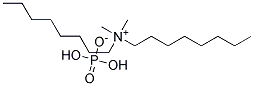 Bisoctyl dimethyl ammonium hydrogen phosphate Struktur