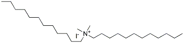 Didodecyl dimethyl ammonium iodide Struktur