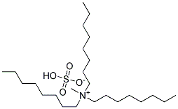 Methyl Trioctyl ammonium sulfate Struktur