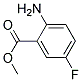 Methyl-2-Amino-5-Fluorobfnzoat Struktur