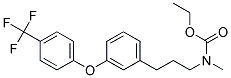 N-Methyl-N-Carbethoxy-3-[4-(Trifluoromethyl)Phenoxy]Benzenepropanamine Struktur