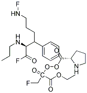 N2-(1s)-(1-Ethoxycarbonyl)-3-Phenyl-(Propyl)-N6-Trifluoro Acetate-(L)-Lysine-L-Proline Struktur