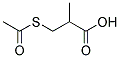 D(-)S-Acetyl-B-mercapto isobutyric acid Struktur