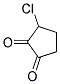 3-Chlorocyclopentan-1.2-Dione Struktur