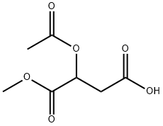 METHYL 2-ACETOXY-3-CARBOXYPROPANOATE Struktur