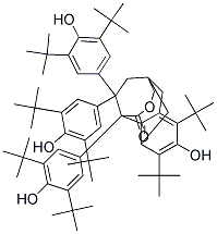 PENTAERYTHRITYL TETRAKIS-(3,5-DI-TERT-BUTYL-4-HYDROXYPHENYL)-PROPIONATE Struktur