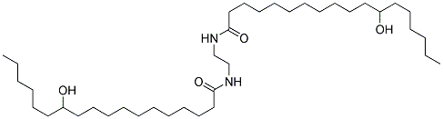 N,N'-ETHYLENEBIS-12-HYDROXYOCTADECANAMIDE Struktur