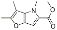 METHYL 2,3,4-TRIMETHYL-4H-FURO[3,2-B]PYRROLE-5-CARBOXYLATE Struktur