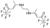 ETHYLEN-BIS[(4-OXO-5,5,5,5,5-PENTAFLUOROHEX-2-ENE-2-YL)AMINE] Struktur