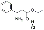 ETHYL-3-AMINO-3-PHENYL PROPIONATE HYDROCHORIDE Struktur