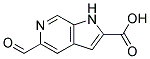 5-FORMYL-1H-PYRROLO[2,3-C]PYRIDINE-2-CARBOXYLIC ACID Struktur