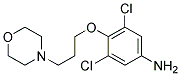 4-(3-MORPHOLINOPROPOXY)-3,5-DICHLOROBENZENAMINE Struktur