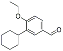 3-CYCLOHEXYL-4-ETHOXYBENZALDEHYDE Struktur