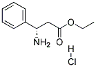 3-(S)-AMINO-3-PHENYLPROPIONIC ACIDETHYL ESTER HYDROCHLORIDE Struktur