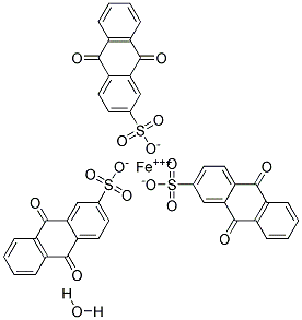 ANTHRAQUINONE-2-SULFONIC ACID IRON(III) SALT HYDRATE Struktur