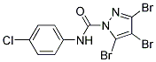 N1-(4-CHLOROPHENYL)-3,4,5-TRIBROMO-1H-PYRAZOLE-1-CARBOXAMIDE, TECH Struktur