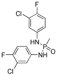 N,N'-DI(3-CHLORO-4-FLUOROPHENYL)METHYLPHOSPHONIC DIAMIDE, TECH Struktur