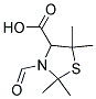 3-FORMYL-2,2,5,5-TETRAMETHYL-1,3-THIAZOLANE-4-CARBOXYLIC ACID, TECH Struktur